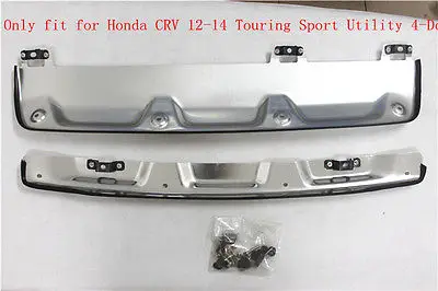 Передний+ задний бампер защитная пластина для Honda CRV 2012-15 Touring Sport