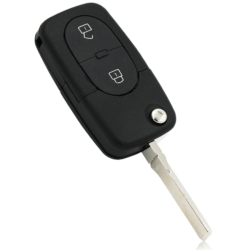 Флип дистанционный брелок 1J0 959 753 A 2 кнопки 433 МГц с чипом ID48 для Volkswagen Bora Golf Beetle Polo Passat для сиденья для Skoda