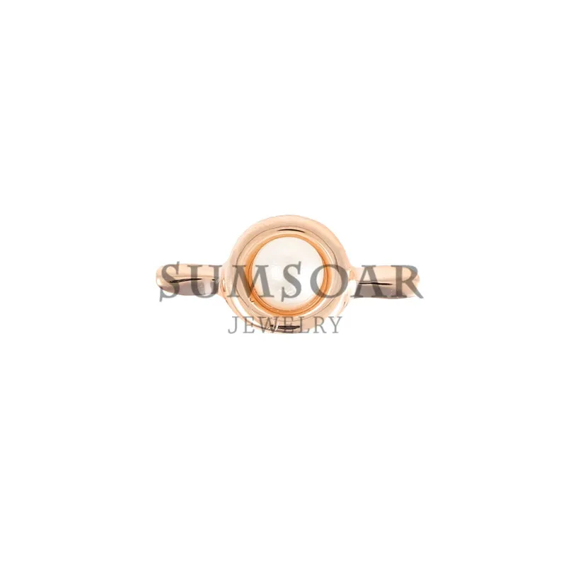 Somsoar ювелирные изделия жемчуг солитер подходят для кожаного браслета модных