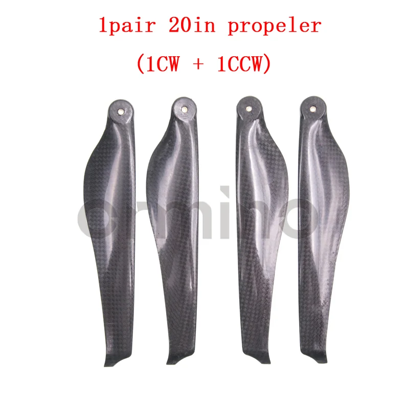 20 inch prop ORC складной пропеллер 15 дюймов карбоновый пропеллер T стиль Мотор 18 20 дюймов БПЛА винт квадрокоптера Мультикоптер RC Drone Fold kit - Цвет: 20 inch prop