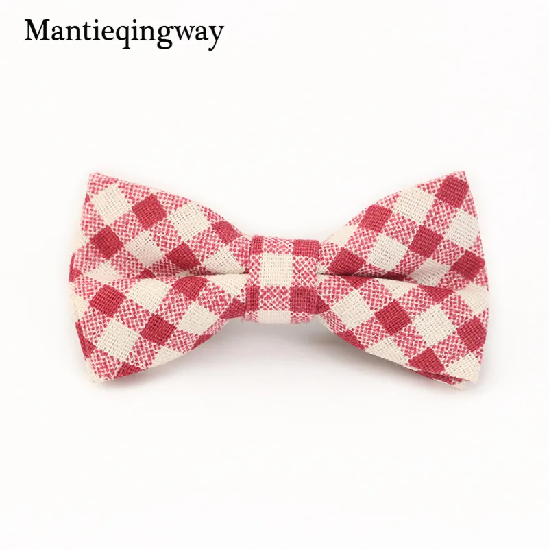 Mantieqingway/галстук-бабочка для мальчиков; детский Свадебный с принтом; галстук-бабочка из хлопка и льна с бантом; подарок; Noeud Papillon Gravata - Цвет: ETLJ049