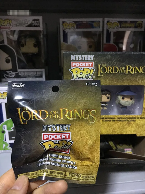 1 шт. слепой игрушка Funko Pop брелок Властелин колец-один тайна брелок Виниловая фигурка модель игрушки