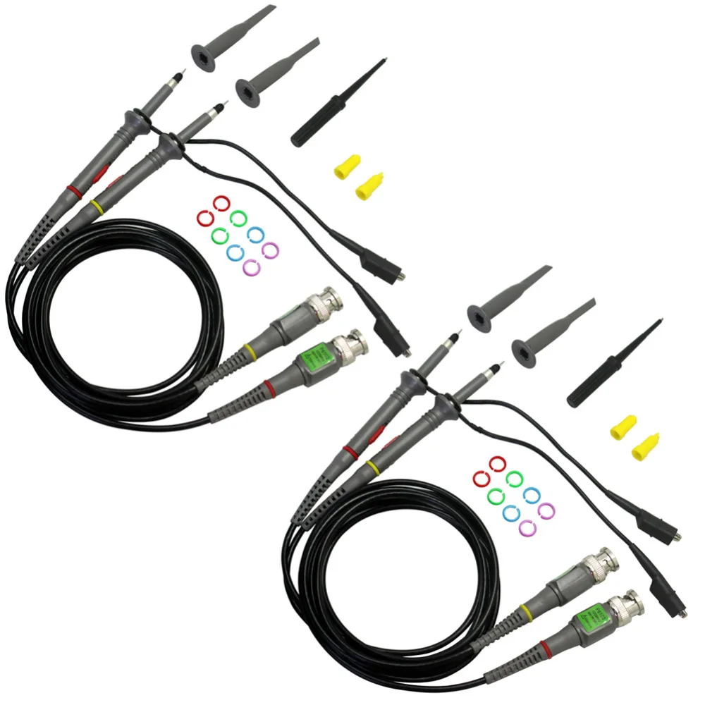 Новый осциллограф 4 100MHZ x10 x1 PROBES4|probe|probe clipprobe oscilloscope |
