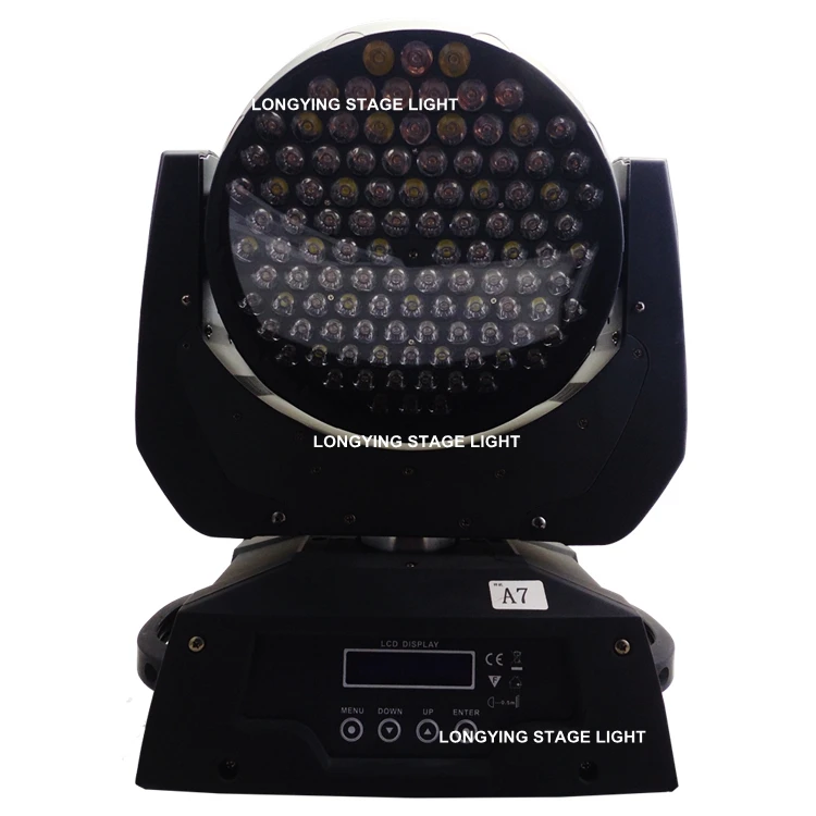 Бесплатная доставка светодиодный прожсветильник Тор 108X3W RGBW с движущейся