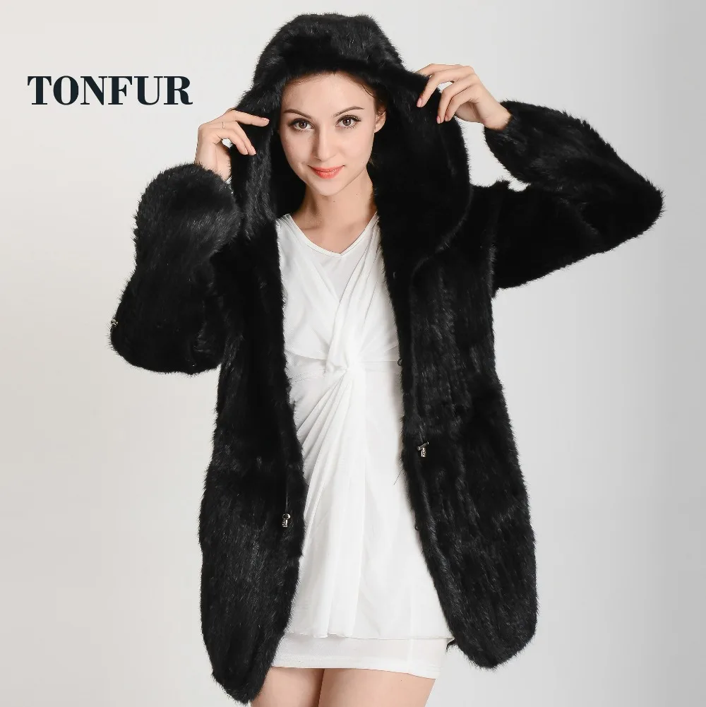 2018 Новое поступление трикотажные реальную норковую шубу из натуральной