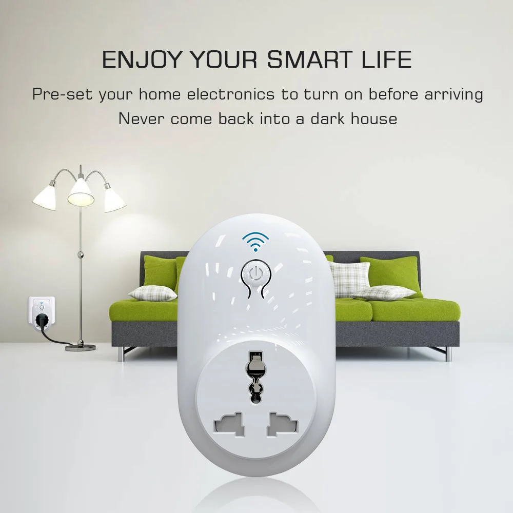 WiFi умная розетка беспроводной пульт дистанционного управления Wifi Вилка питания