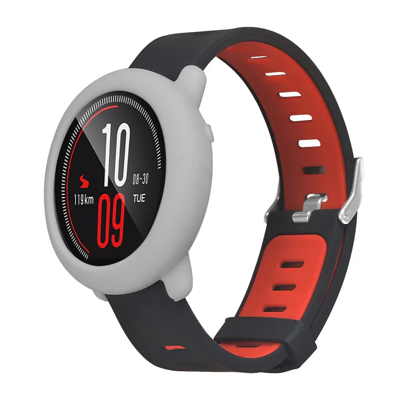 Новые модные силиконовые чехлы для xiaomi huami amazfit pace Смарт-часы Чехол Мягкий чехол