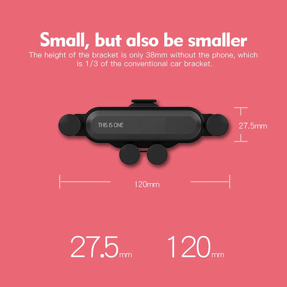 1 шт. Универсальный Новый гравитационный Автомобильный держатель для телефона с