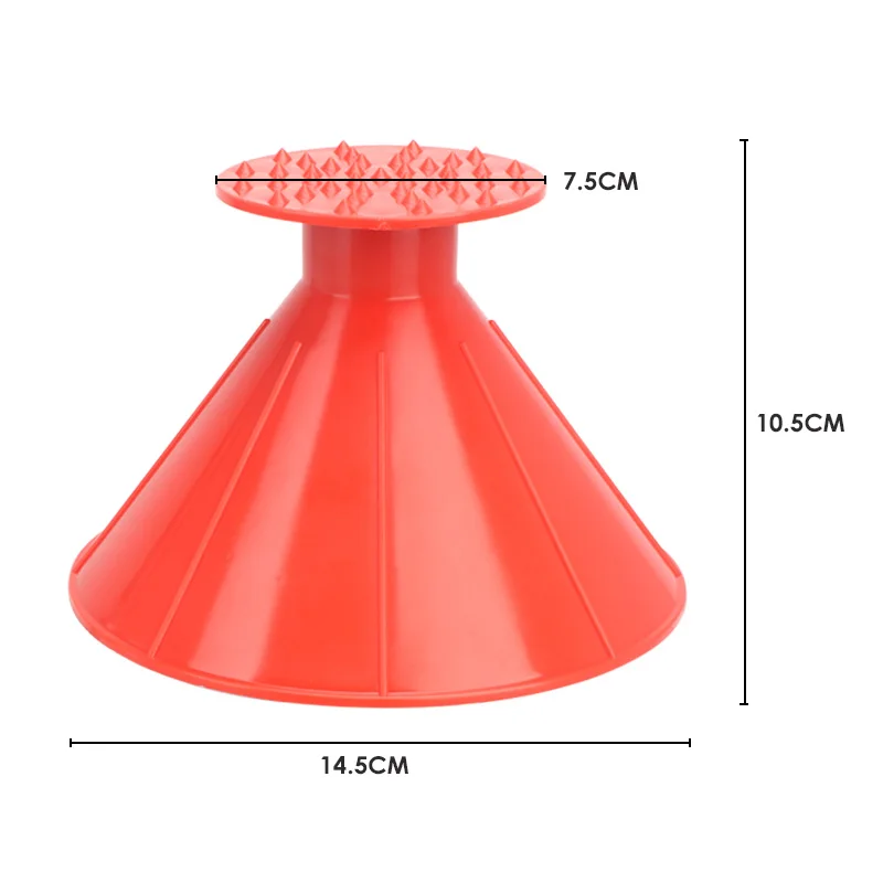 Big Size Ice Scraper Window glass cleaning tool scraper Outdoor Funnel Windshield Magic home Snow Remover Car Tool Cone Shaped | Автомобили