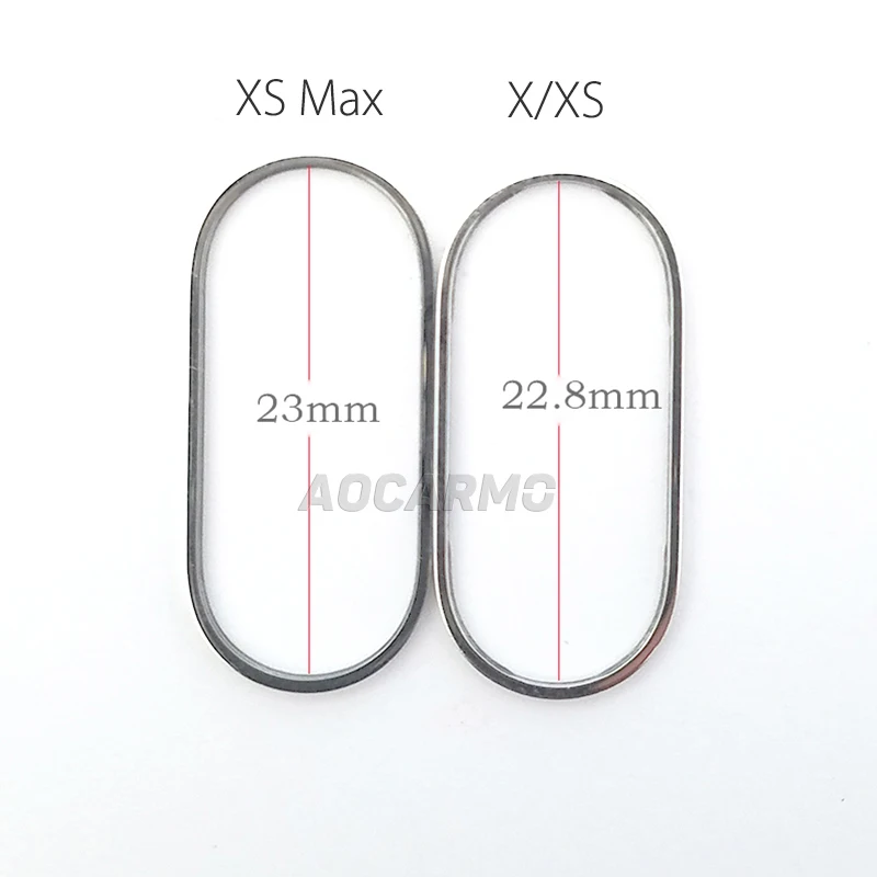 Металлическая задняя камера Aocarmo внешнее кольцо для объектива iPhone X/ XS Max