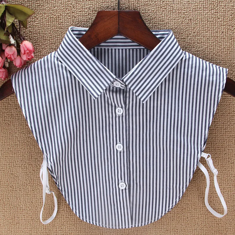 Женская рубашка с воротником в полоску блузка из искусственного материала