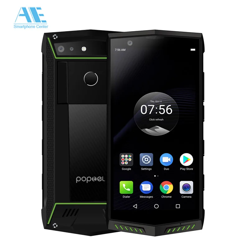 Poptel P60 IP68 водонепроницаемый 5 7 дюйма FHD Смартфон Helio P23 Восьмиядерный мобильника 5000