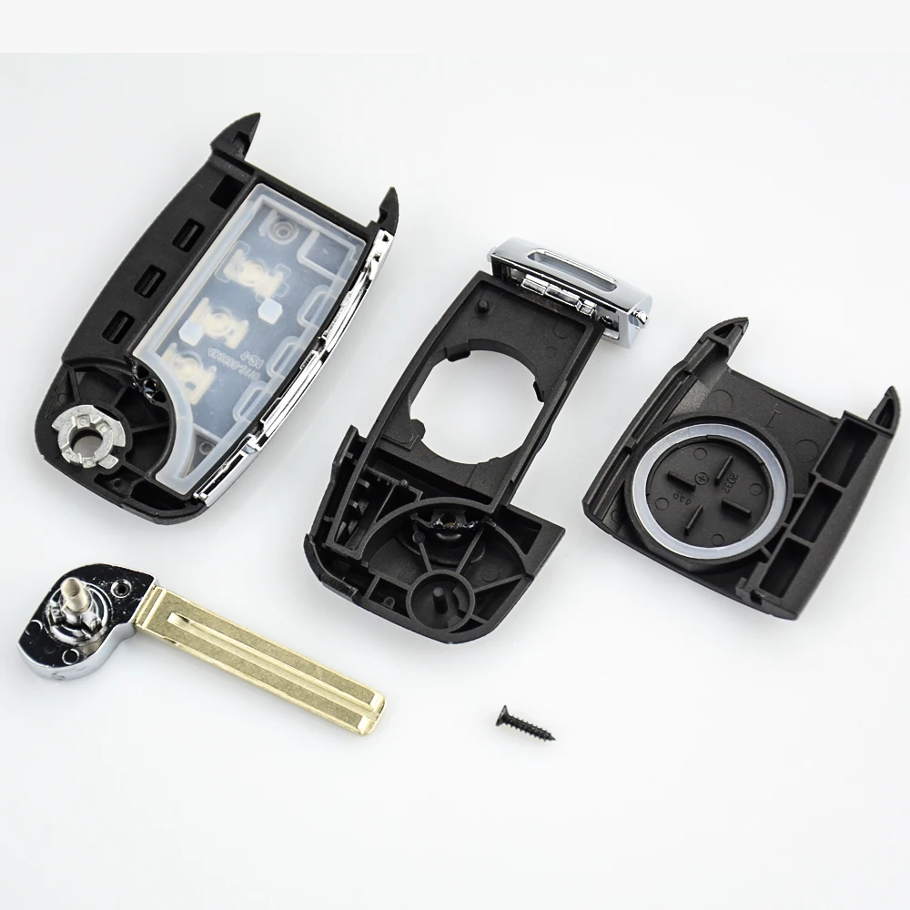Складной чехол для дистанционного ключа с 3 кнопками OkeyTech KIA K2 K3 K5 Carens Cerato Forte