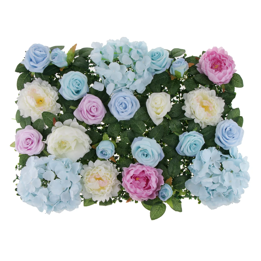 Искусственная Гортензия Цветочная панель Шелковая Роза пион цветок Настенный