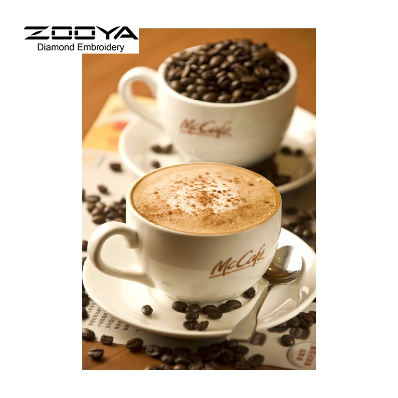 Новое поступление 2019 алмазная вышивка крестиком романтическая кофейная чашка