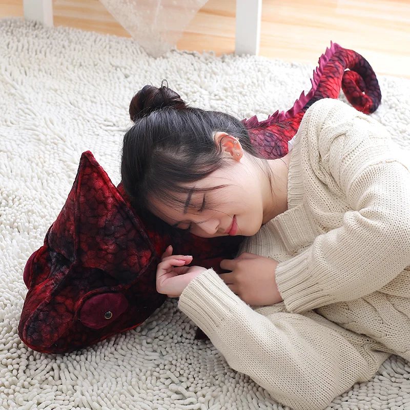 Имитация рептилий ящерица Хамелеон плюшевая игрушка высокое качество