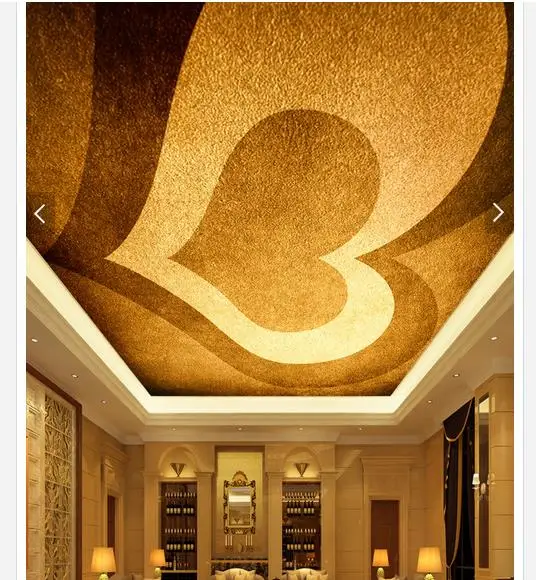 

Custom 3d photo wallpaper 3d ceiling wallpaper murals Heart-shaped frescoes on restoring ancient ways 3d room wallpaper
