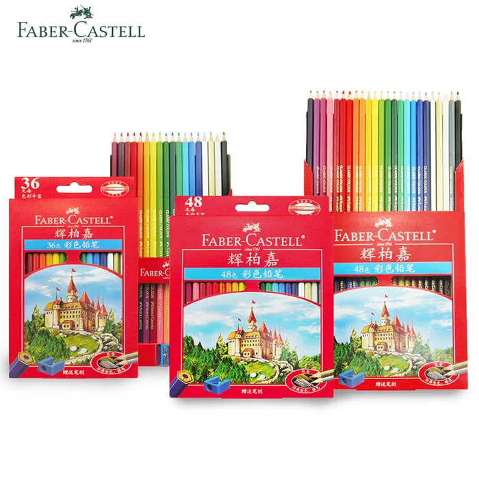 Профессиональные цветные карандаши Faber Castell 72 комплекта точилка сумка для