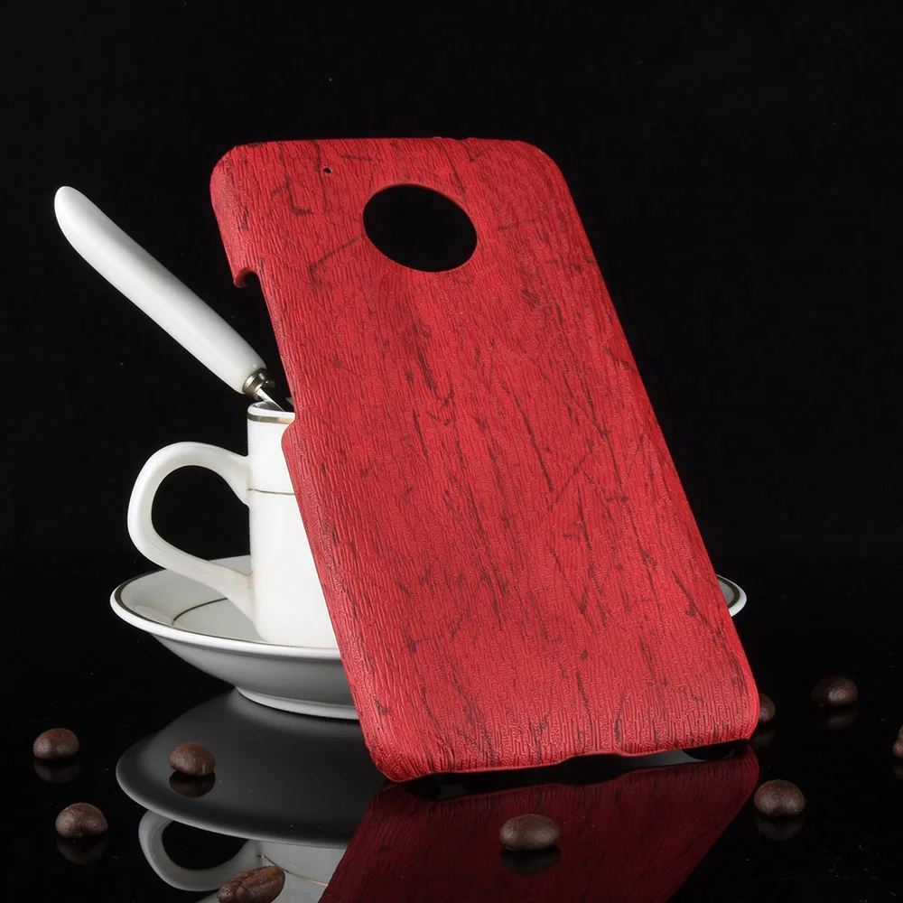Новинка чехол для Motorola Moto G5 Plus 5 2 дюйма из искусственной кожи под дерево