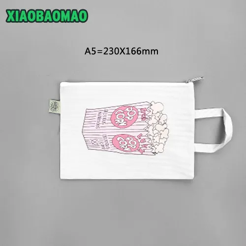 A5 A4 папка для документов/документов папка для документов/канцелярских принадлежностей заполняя мешок школы и офиса папка чехол держатель мешок с застежкой-молнией - Цвет: A5
