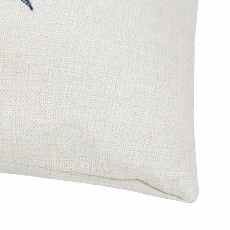 Чехол для подушки в винтажном стиле льняная хлопковая наволочка сидения