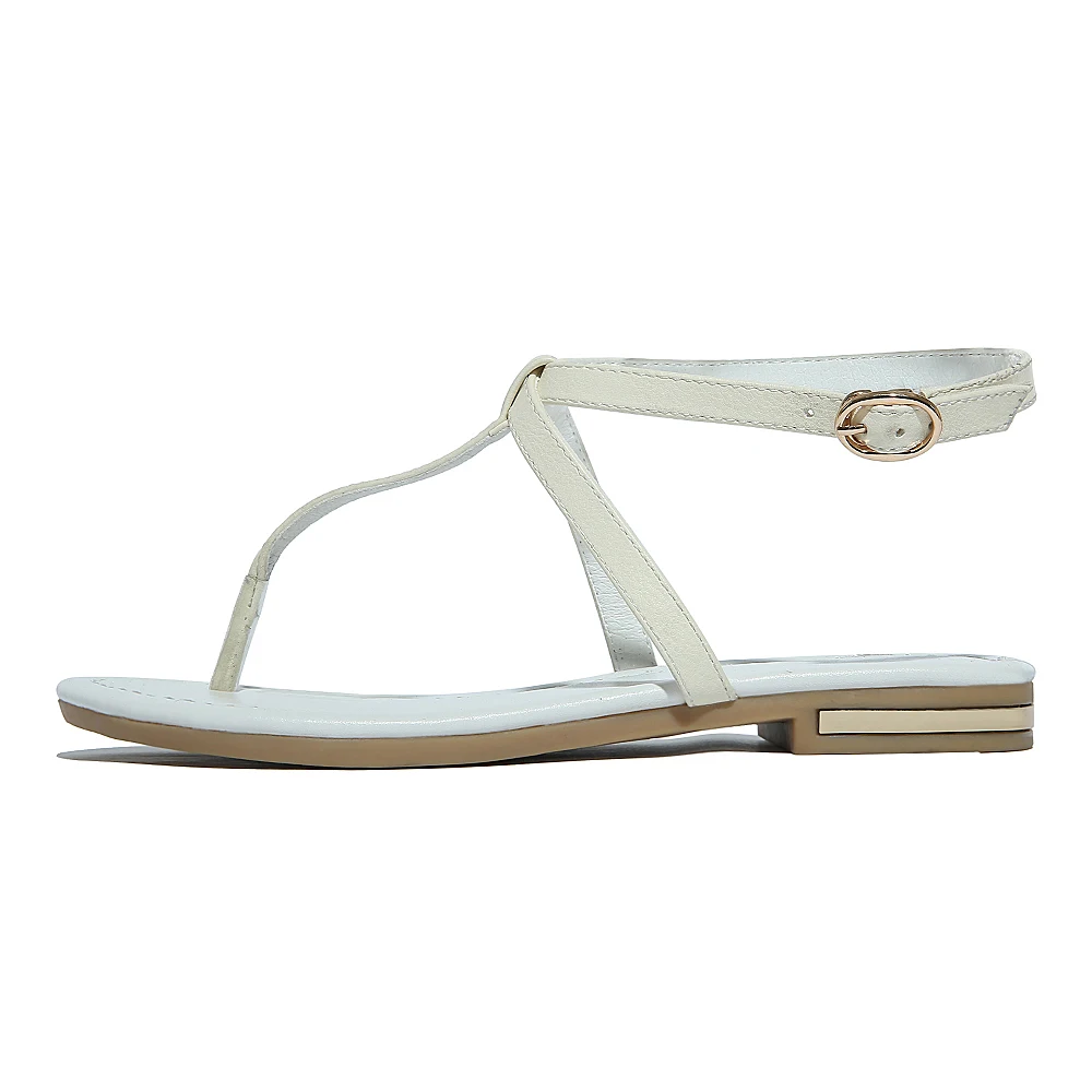 S. Romance/2017 г. Женские босоножки на плоской подошве из натуральной кожи большие