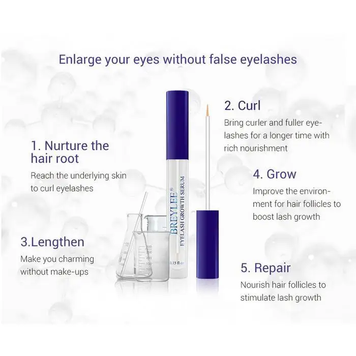 1 шт. ресниц Enhancer сыворотка для роста Сыворотки лечения натуральная косметика