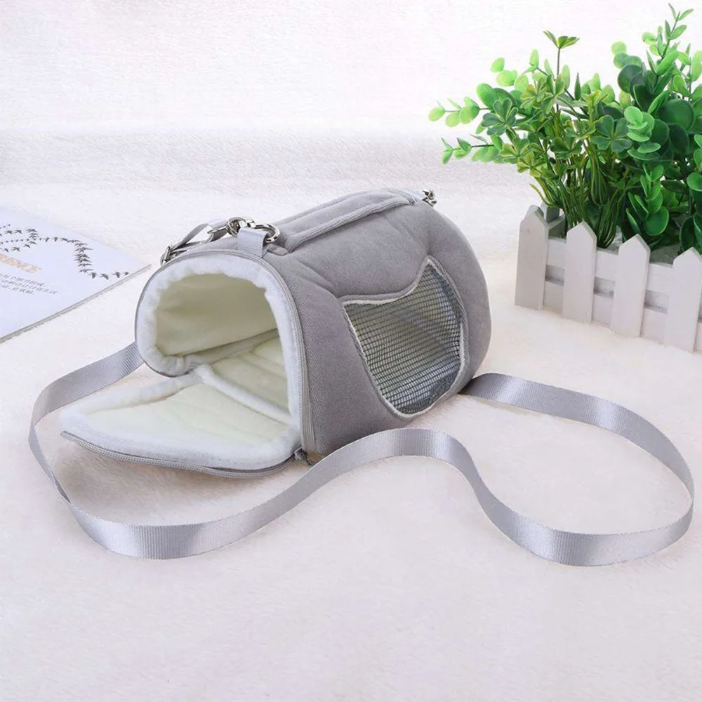 Портативное маленькое животное хомяк сумка для переноски зимняя теплая белка