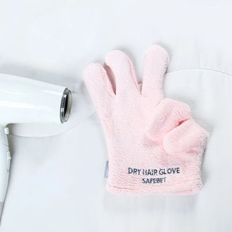 Сушки волос перчатки Полотенца Скорость волосы процесс сушки Smart пункт