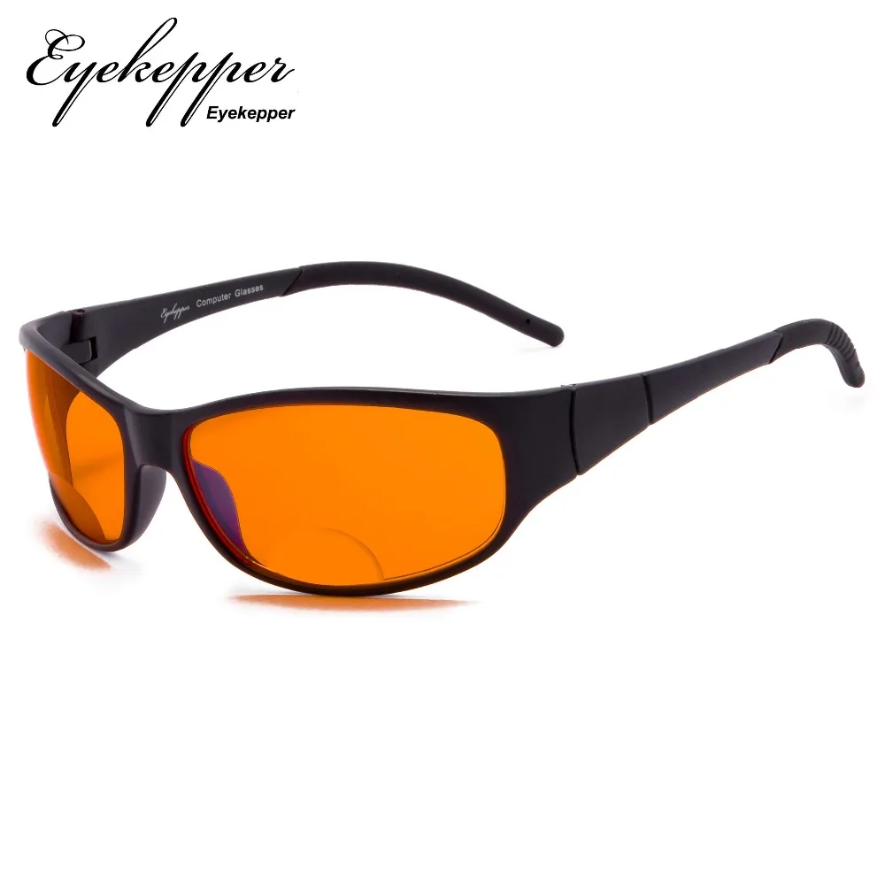 SGS080 Eyekepper синие блокирующие янтарные бифокальные очки для чтения бифокальные очки для сна-ночное время-Специальные Оранжевые тонированные очки