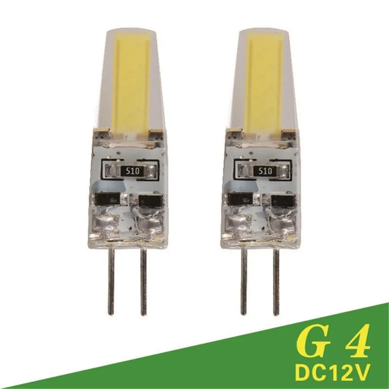 10 шт./лот светодиодная G4 лампа AC/DC 12V 220V затемнения 6 Вт 9 COB SMD LED освещение свет