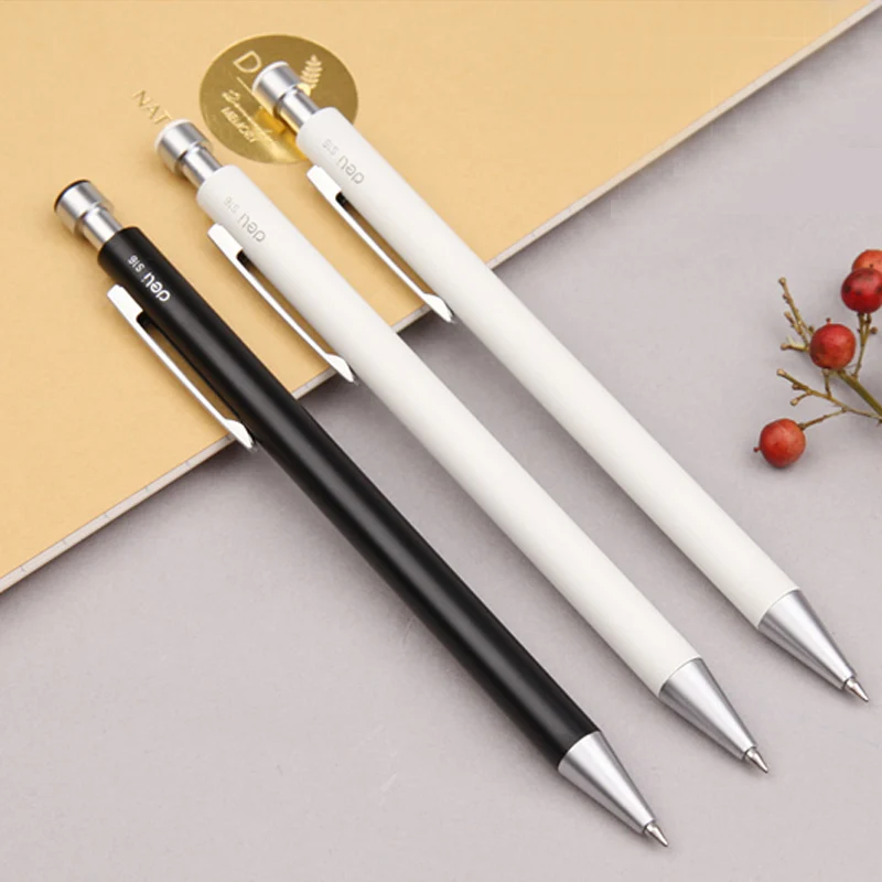 

DELI Press Gel Pen S16 Business Office Metal Rod Signature Pen 0.5mm Student Exam Special Black Water Pen Writing Painting Tools