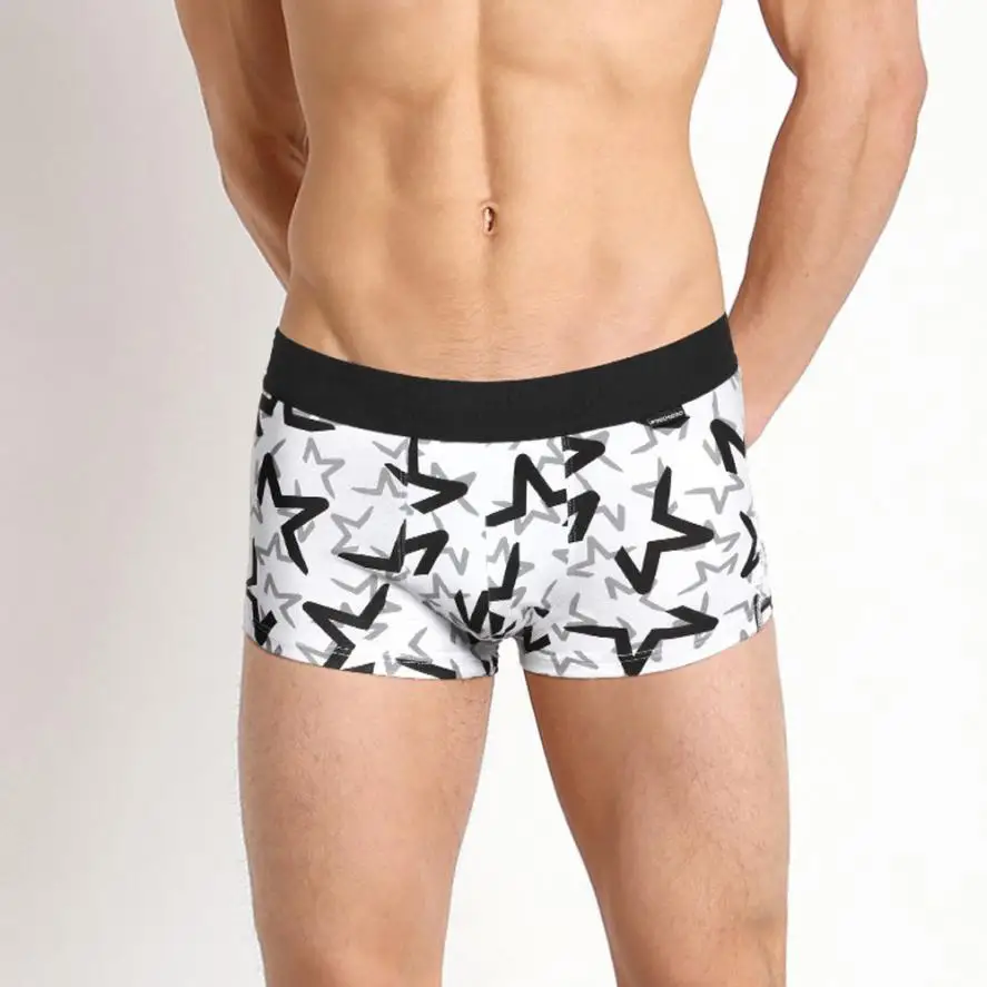 Розовые мужские сексуальные боксеры с героями хлопковые трусы pour homme **|Мужские