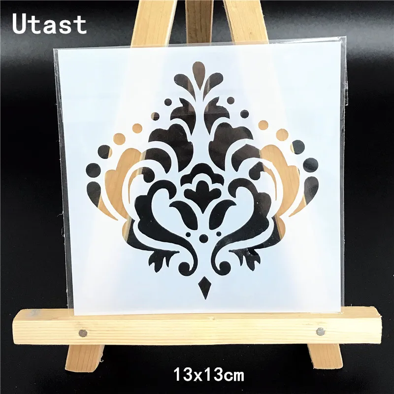 Цветы DIY Пластиковые Многослойные трафареты Маскировочный спрей шаблон для