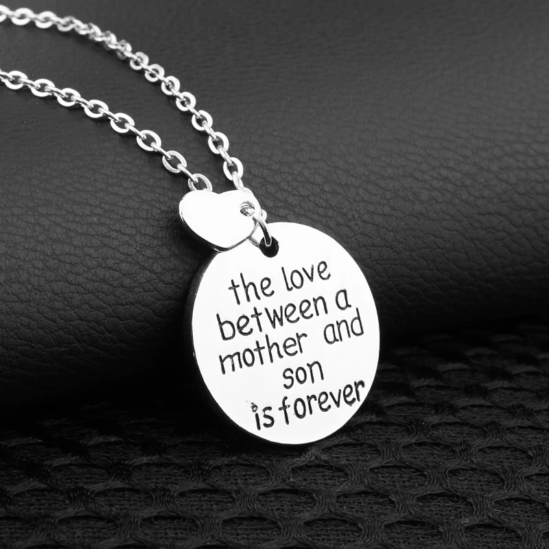 Ожерелья для матери и сына вдохновляющие украшения ожерелье с надписью любовь