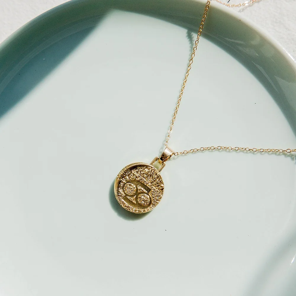 1 шт. Знак зодиака ожерелье 12 Созвездие ожерелье s Небесный Keepsake ювелирные изделия Дева Телец Leo Близнецы Bijoux Femme Мода