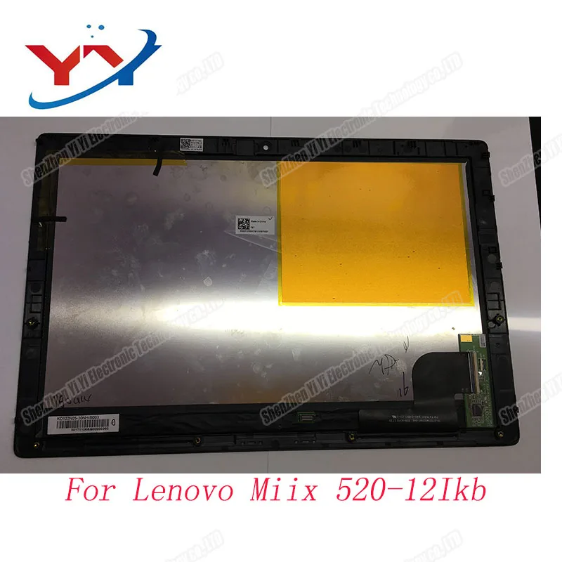12 2 FHD IPS светодиодный мультисенсорный экран дигитайзер в сборе для Lenovo Miix 520-12