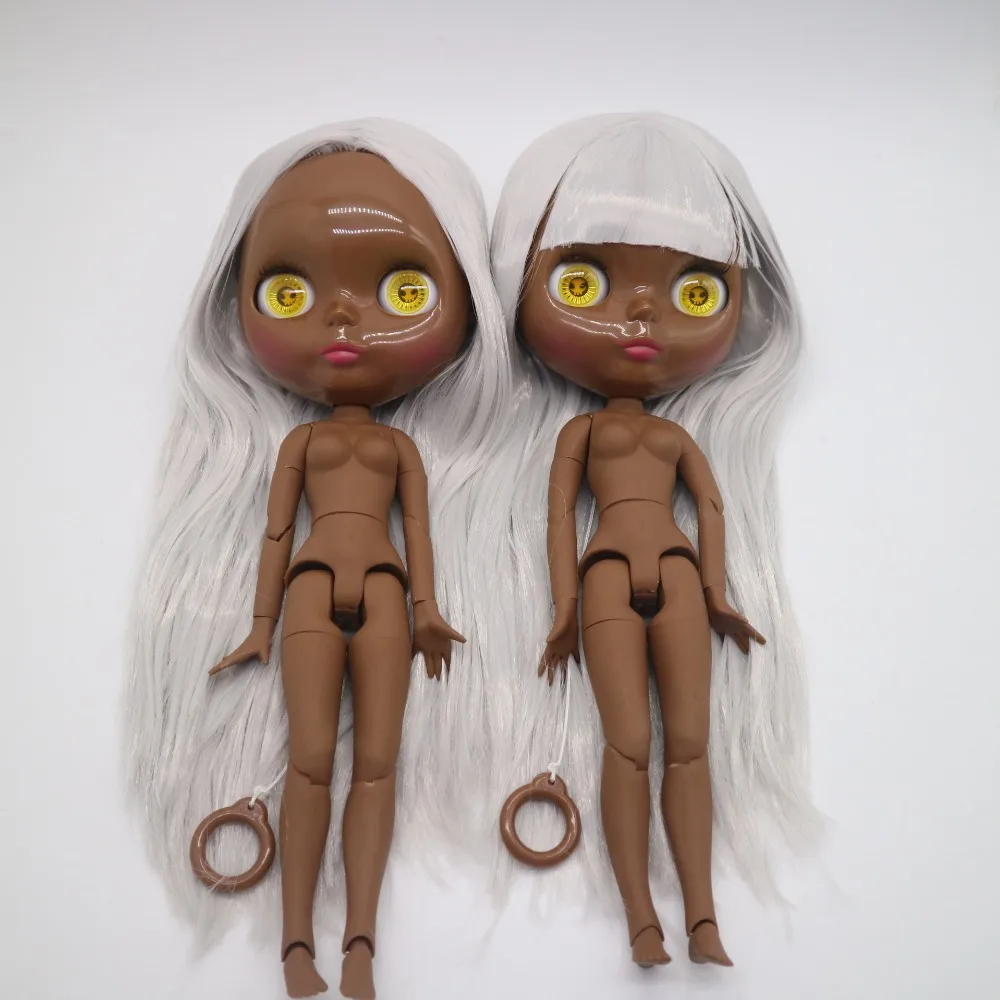 BLYTH кукла в супер черный совместное тело, Серия № SP012