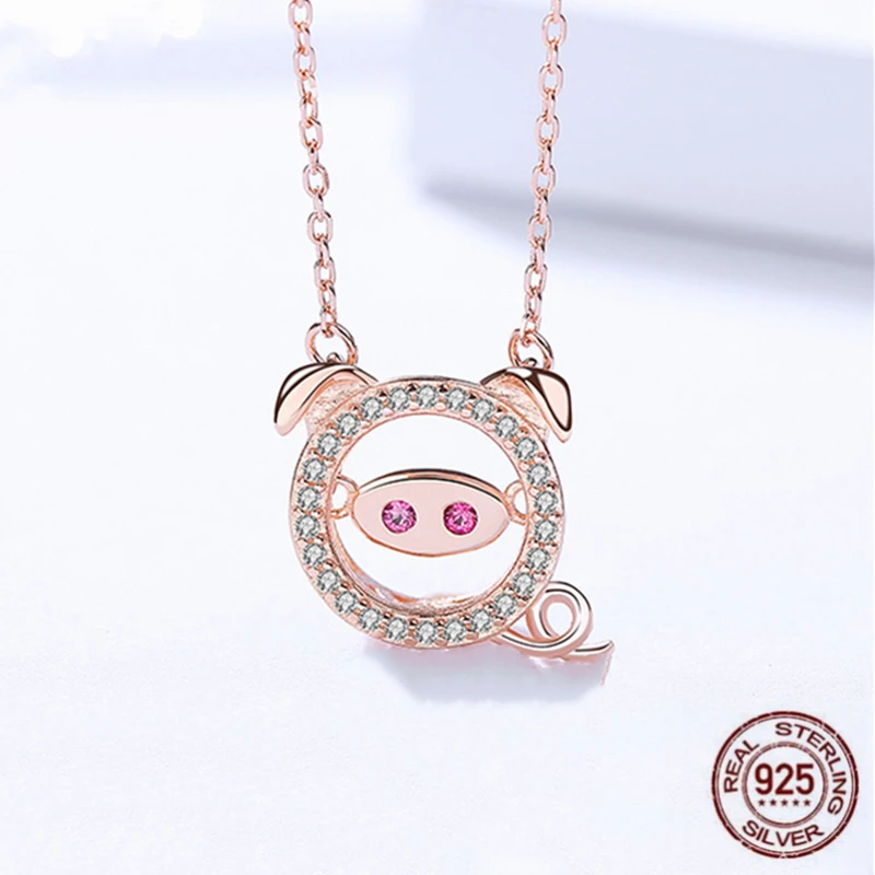 S925 стерлингов Серебряные ювелирные изделия Цепочки и ожерелья Smart Подвеска со