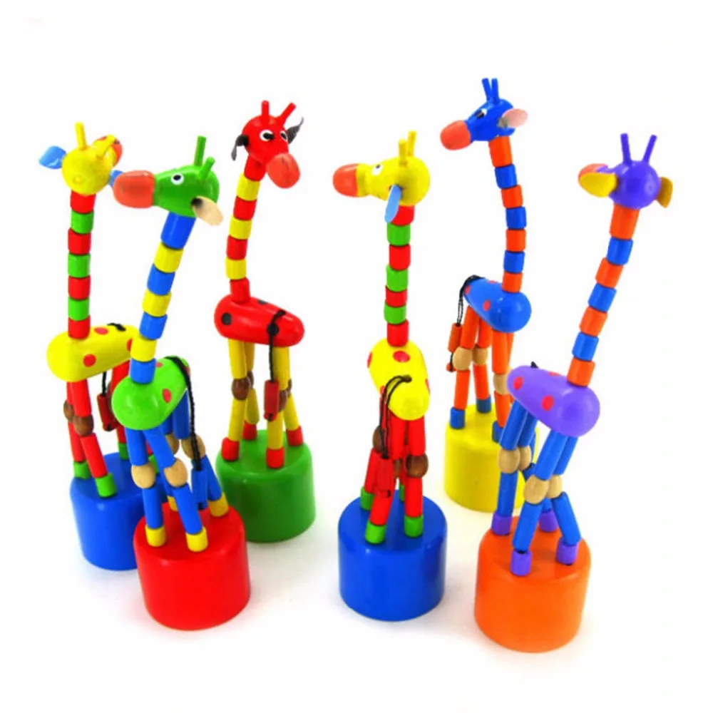 Интересные детские мини-игрушки в виде животных 1 шт./3 шт. 17 см деревянный