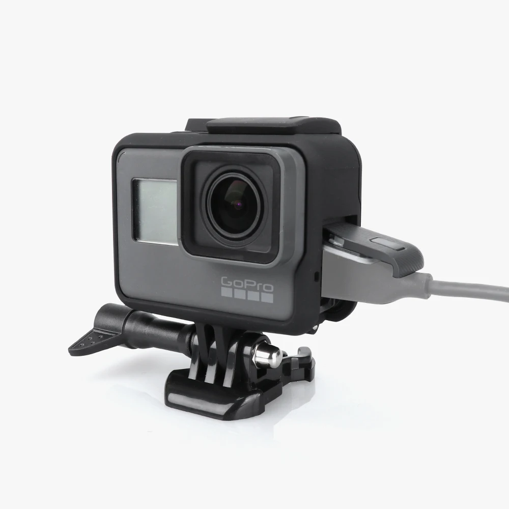 Защитный чехол с рамкой Vamson для Go pro Аксессуары экшн камеры Hero7 6 5 черный 7
