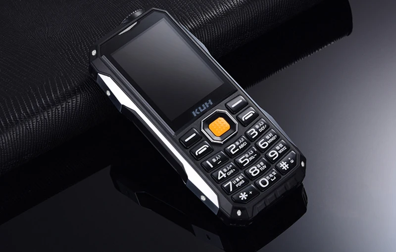 KUH T998 телефон с внешним аккумулятором телефон с двумя sim-картами камера MP3 фонарик ShockproofRugged 2,4 дюймов дешевые мобильные телефоны