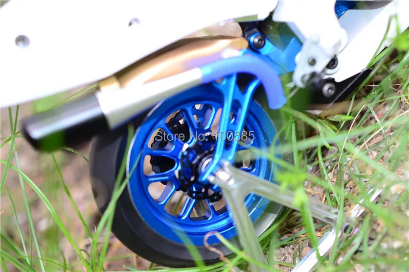 Заднее колесо из сплава NSR500 для мотоцикла KYOSHO 1/8 6 спиц KM628/6R | Игрушки и хобби