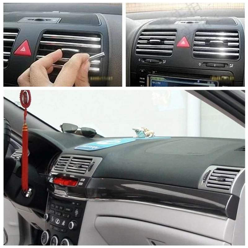 Молдинги для салона автомобиля хром-полоса 3 м Seat Leon Ibiza Renault Duster Megane 2 Logan Captur Clio Mazda