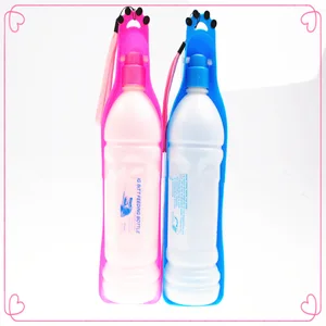 Качественный портативный походный дозатор для воды для домашних питомцев 350 мл600 мл Автоматическая миска для кормления домашних животных чайник товары