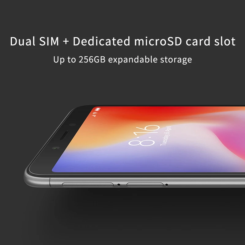 В наличии Глобальный Версия Xiaomi Redmi 6A 2 GB 16 мобильный телефон 5 45 ''полный Экран