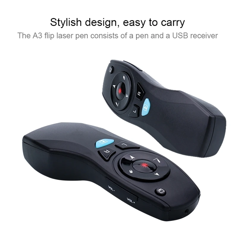 Беспроводная презентация PPT пульт дистанционного управления Air Mouse лазерная