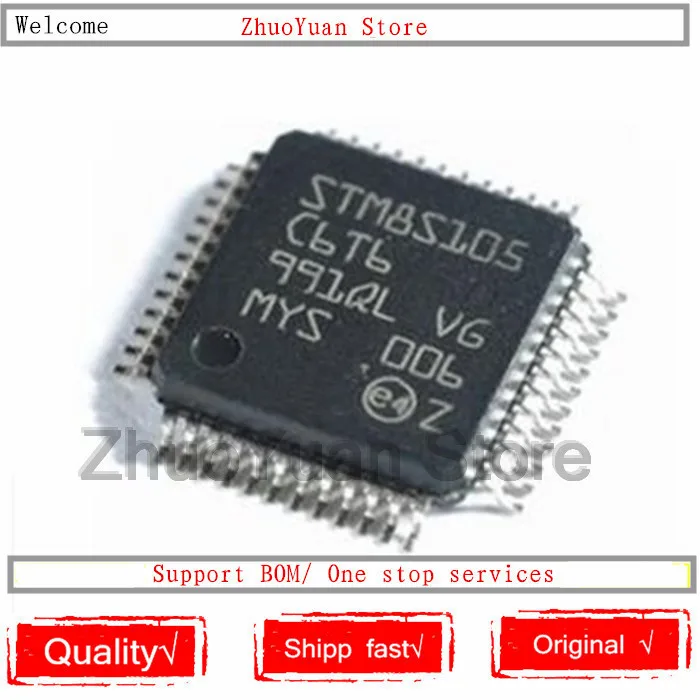 10 шт./лот новый оригинальный STM8S105C6T6 STM8S105 фотографический чип |