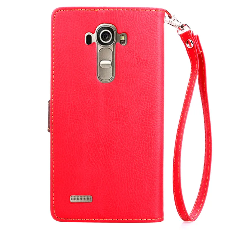 Lgg4 Флип Бумажник чехол для LG G4 H815 H818 g 4 роскошные кожаные силиконовые