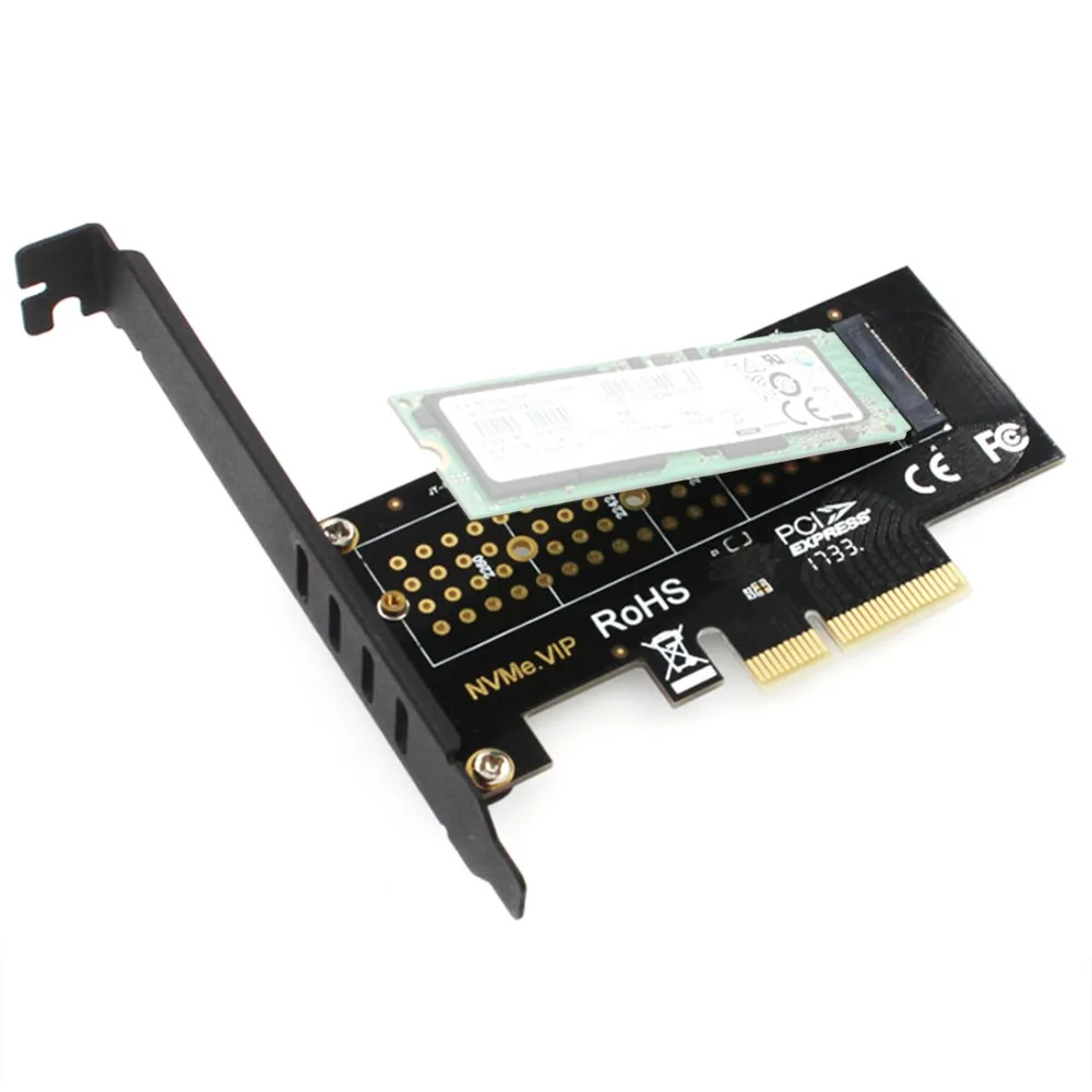 JEYI SK4 Pro M.2 SSD для адаптера PCIE X4 M Key Interface Card PCI Express 3 0x4 с теплоотводом NVMe 2230 2280 m.2